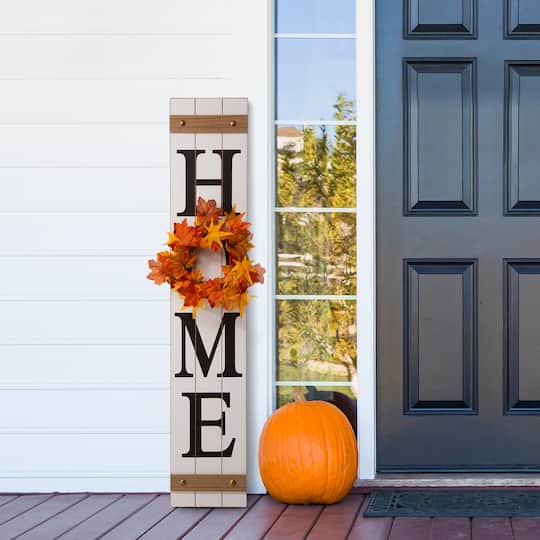 Black Zingoetrie Interchangeable Welcome Sign Wooden Rustic Front Door Decor Seasonal Door Hanger Farmhouse Porch Home Wreath Sign 12 Inches